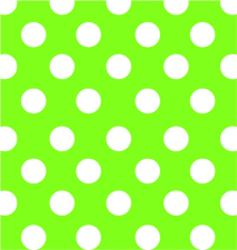 E-3133 Lime Sunny Dots